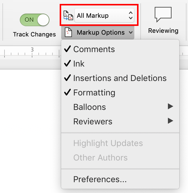 removing names from comments in word for mac
